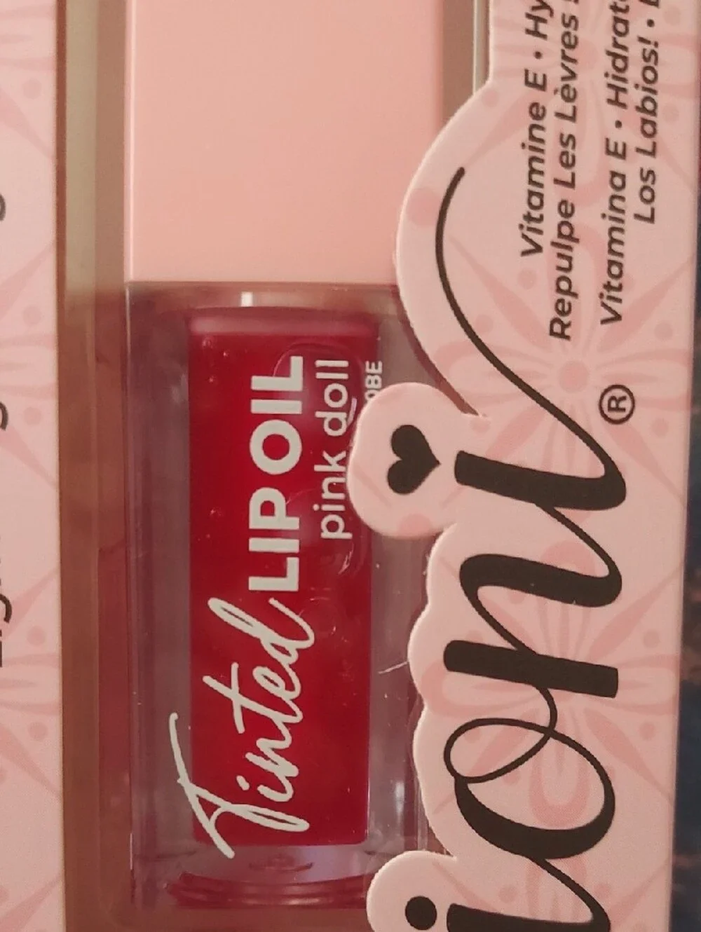 Ioni Tinted Lip Oil in Pink Doll - Pink
